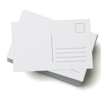 A6 Postcards Blank Plain with address side pre printed.