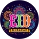 Eid / Ramadan Mubarak 37mm circle labels design 5 printed by beanprint