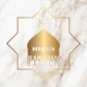 Eid / Ramadan Mubarak Square Labels design 11 printed by beanprint