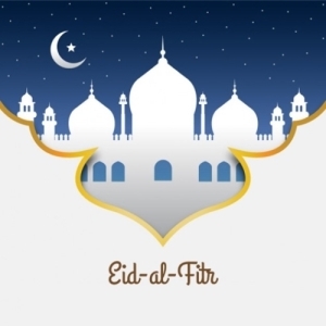 Eid / Ramadan Mubarak Square Labels design 21