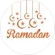 Eid / Ramadan Mubarak 37mm circle labels design 27