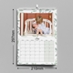 An A4 photo calendar measuring 297mm by 210mm. The displayed month is January, featuring a your photo. The calendar is spiral-bound with a hanging hook and has a spacious monthly grid for notes and events.