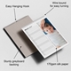 A3 photo list calendar with wire binding, hanging hook, sturdy greyboard backing and 170gsm silk pages.