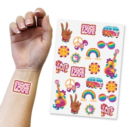 custom temporary tattoo sheets