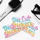 Vinyl Die Cut Stickers 50mm x 50mm