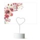 Flat Watercolour Flowers Table Place Cards