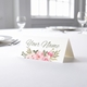 Personalised Water Colour Flowers Place Cards