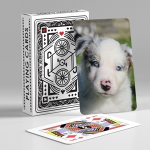 personalised playing cards with box