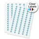 Transparent Rectangle Labels 38.1mm x 21.2mm