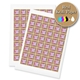 Kraft Square Labels 30mm