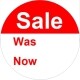 Sale was now sticker