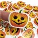 Pumpkin Stickers die cut stickers