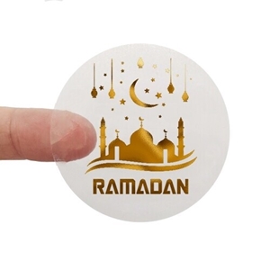 Ramadan Metallic Foil Transparent Stickers from £2.49