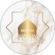 Ramadan on marble background sticker