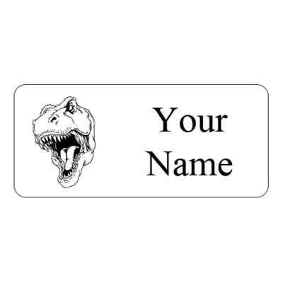 Design for Dinosaurs Name Labels: 