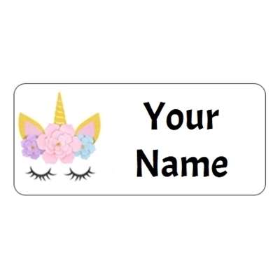 Design for Unicorns Name Labels: burgandy, plain, red, simple, wedding, white
