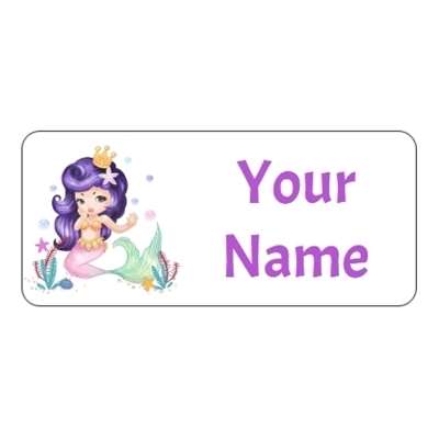 Design for Mermaids Name Labels: blue, bold , bright , candy, cart, colourful , jelly beans, jelly beans, orange, pink, red, stripes, sweeties , sweets, wedding, white, yellow