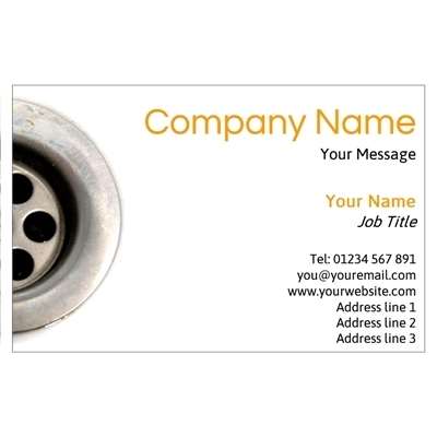 Design for Plumbers Business Cards: 