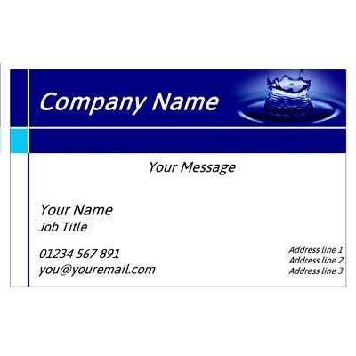Design for Plumbers Business Cards: black, circles, floral, flowers, white