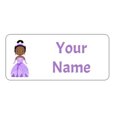 Design for Princess Name Labels: beauty, black, face, hair, hair and beauty, hair dressing, hairdresser, makeup, silhouette, white