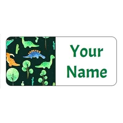 Design for Dinosaurs Name Labels: blue, daffodil, floral, florist, flower, girl, girlie, girly, green, leaf, pretty, white, yellow