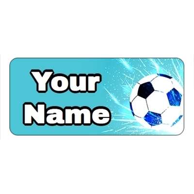 Design for Football Name Labels: blue, eid, green, lines, orange, paisley, pattern, pink, purple, ramadan, swirl
