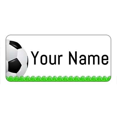 Design for Football Name Labels: 