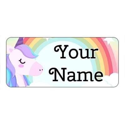 Design for Unicorns Name Labels: 