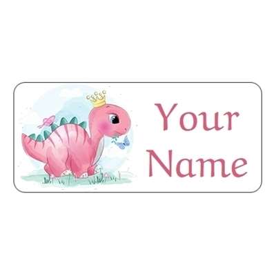 Design for Dinosaurs Name Labels: aqua, beauty, black, blue, demask, girl, girlie, girly, hair, pattern, pretty, simple, smart