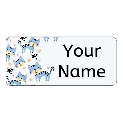 Design for Cat Name Labels: bridal, Florist, flower, green, orange, peach, photographer, photography, rose, wedding