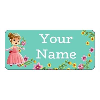 Design for Princess Name Labels: classic, Consultant, grey, purple, simple