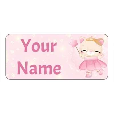 Design for Princess Name Labels: beauty, black, female, gold, hair, pink, purple, salon, swirl, therapist, white, woman, yellow