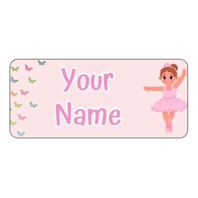 Design for Princess Name Labels: black, blue, brown, child minder, children, colour, colour, colourful, crayon, fun, green, kids, nursery, orange, pencil, pink, play group, purple, red, school, white, writing, yellow