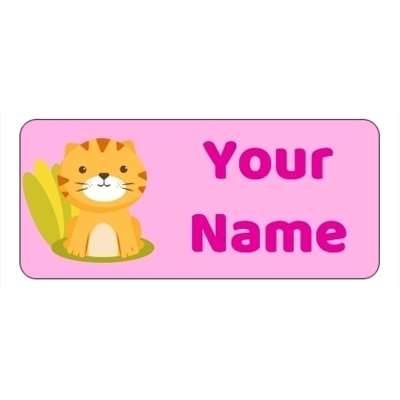 Design for Cat Name Labels: blue, handyman, installation, maintenance, pipes, plumber, water