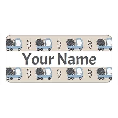 Design for Tractors Name Labels: bow, glitter, green, ribbon, sparkles