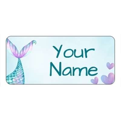 Design for Mermaids Name Labels: APPOINTMENTS, beauty, classic, girlie, Hair and Beauty, hairdresser, pink, purple, salon, simple, smart, spa, white