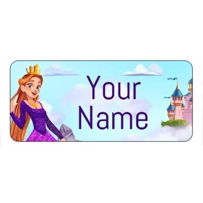 Design for Princess Name Labels: alterations, cut, hairdresser, scissor, seamstress, sewing