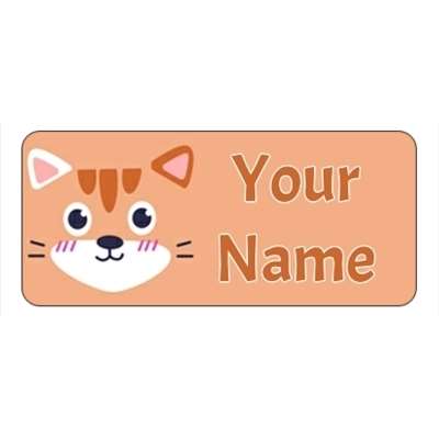 Design for Cat Name Labels: beach, heart, holiday, love, photographer, photography, rep, sand, sea, sun, wedding